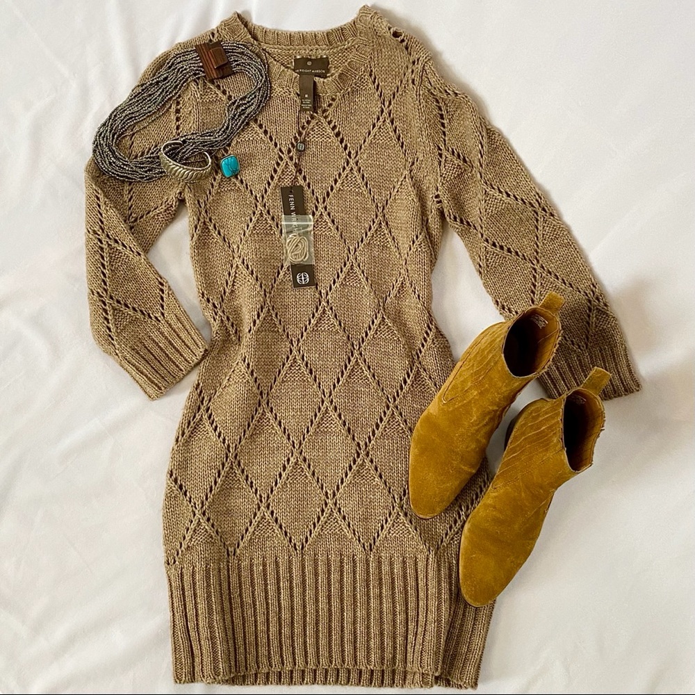 NWT Fenn Wright Manson Knit Sweater Tunic Dress